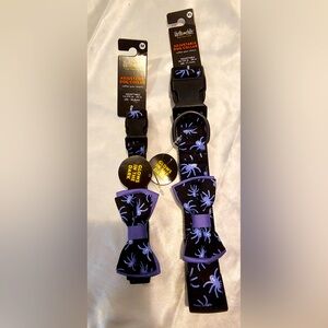 Thrills & Chills Purple Glow In The Dark Spider Collar YOU CHOOSE THE SIZE